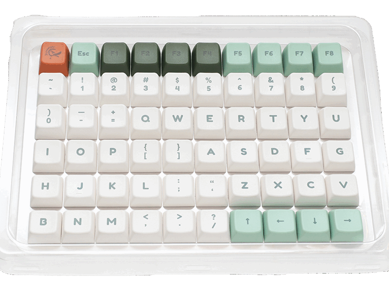 Ducky Dino - 132 Keycap Set - MDA Profile - PBT