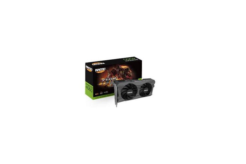 Inno3D Geforce RTX 4060 8GB Nvidia RTX 4060 8GB GDDR6 PCI-E Grafikkort
