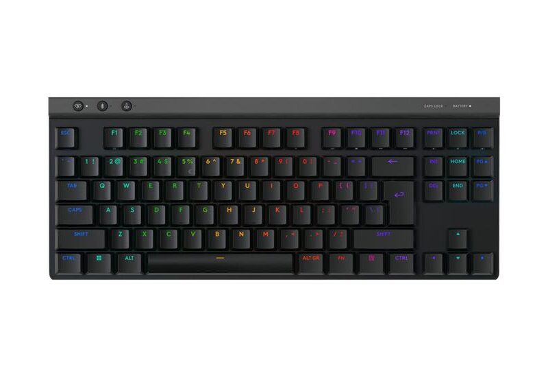Logitech G G515 - tastatur - LIGHTSPEED TKL - QWERTY - US International - sort Indgangsudstyr