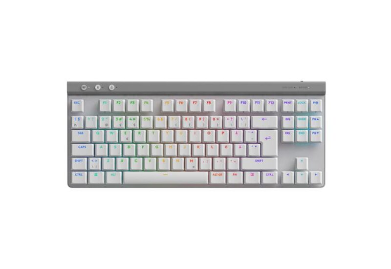 Logitech G G515 - tastatur - LIGHTSPEED TKL - hvid Indgangsudstyr - nordisk