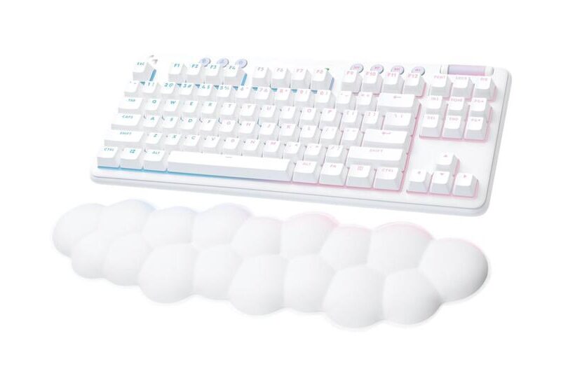 Logitech G G715 - tastatur - tenkeyless - QWERTY - UK - hvid Indgangsudstyr