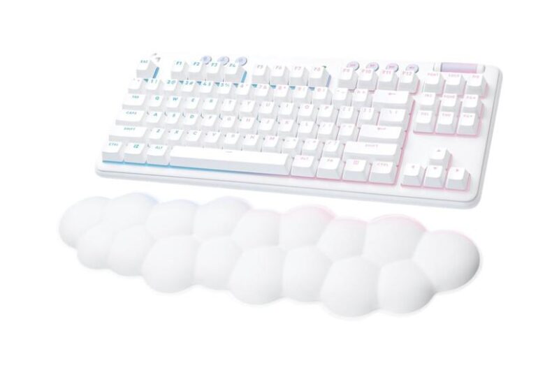 Logitech G G715 - tastatur - tenkeyless - QWERTY - nordisk (dansk/finsk/norsk/svensk) - hvid Indgangsudstyr