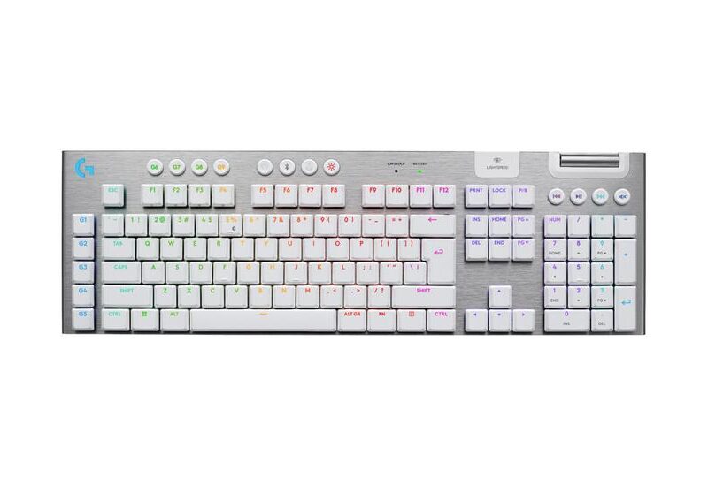 Logitech G G915 X - tastatur - LIGHTSPEED - QWERTY - US International - hvid Indgangsudstyr