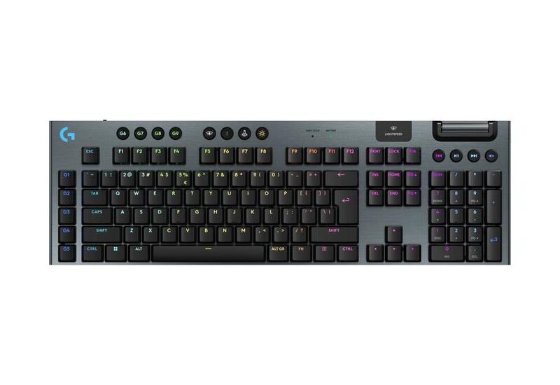 Logitech G G915 X - tastatur - LIGHTSPEED - QWERTY - US International - sort Indgangsudstyr