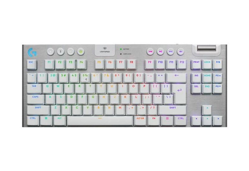Logitech G G915 X - tastatur - gaming, LIGHTSPEED TKL - hvid Indgangsudstyr - nordisk