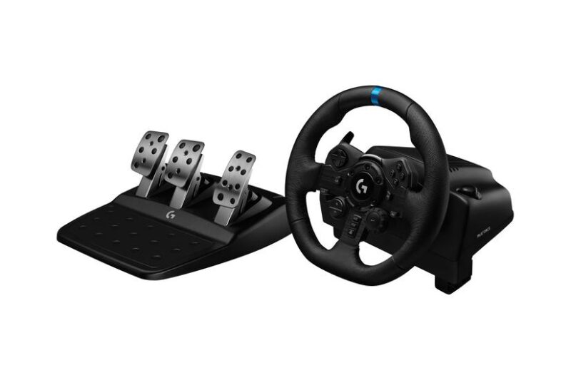 Logitech G G923 - sæt med rat, pedaler og håndtag til gearskifte - kablet