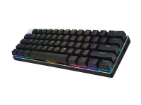 Logitech G PRO X 60 - Tastatur - 60% - TKL - bagbelyst - trådløs - 2.4 GHz, Bluetooth - QWERTY - Pan Nordic - sort