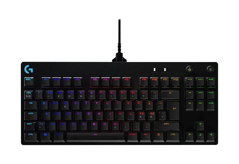 Logitech G Pro Mechanical Gaming Keyboard - tastatur - Pan Nordic - sort Indgangsudstyr