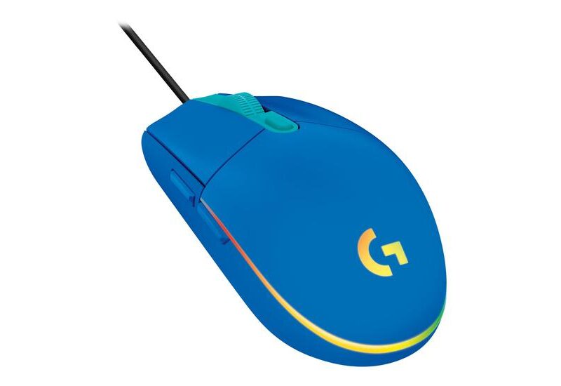 Logitech Gaming Mouse G203 LIGHTSYNC - mus - USB - blå