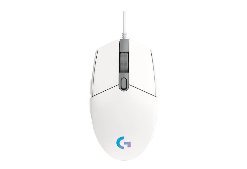 Logitech Gaming Mouse G203 LIGHTSYNC - mus - USB - hvid