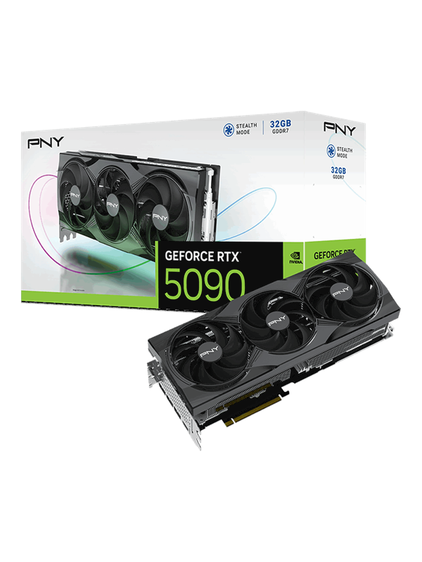 PNY GeForce RTX 5090 Triple Fan OC - 32GB GDDR7 RAM - Grafikkort