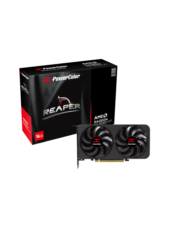 PowerColor Radeon RX 9060 XT Reaper - 16GB GDDR6 RAM - Grafikkort