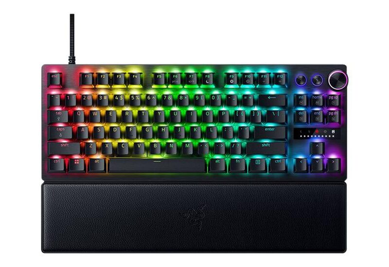 Razer Huntsman V3 Pro - tastatur - 80% TKL - QWERTY - USA Indgangsudstyr