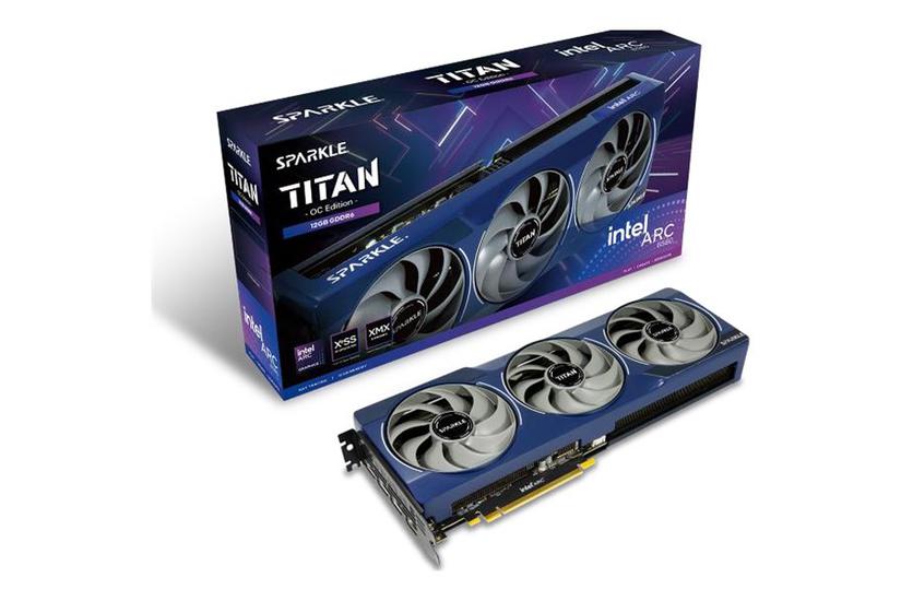 SPARKLE Intel Arc B580 TITAN OC Grafikkort - 12GB GDDR6 - Intel Arc B580 - PCI Express 4.0 x8