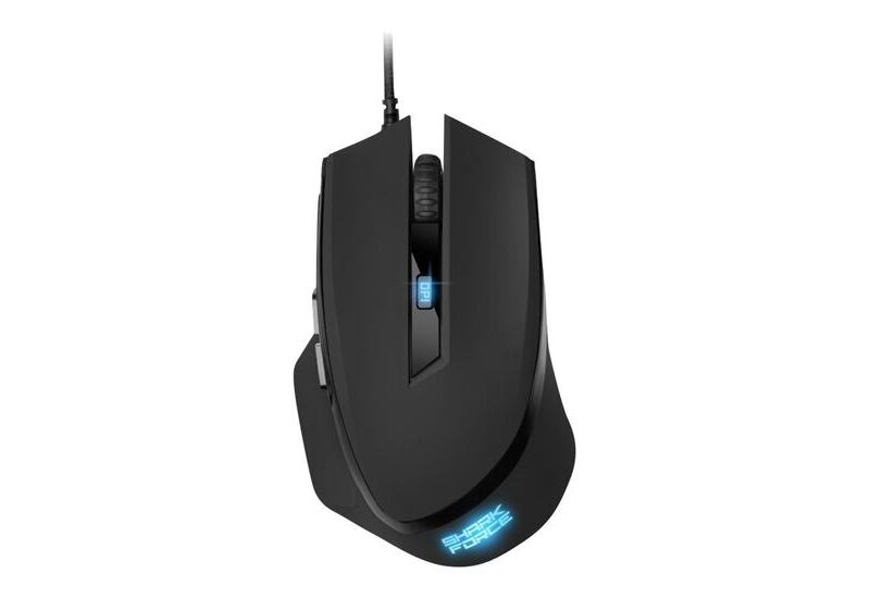 Sharkoon SHARK Force II - mus - USB - sort