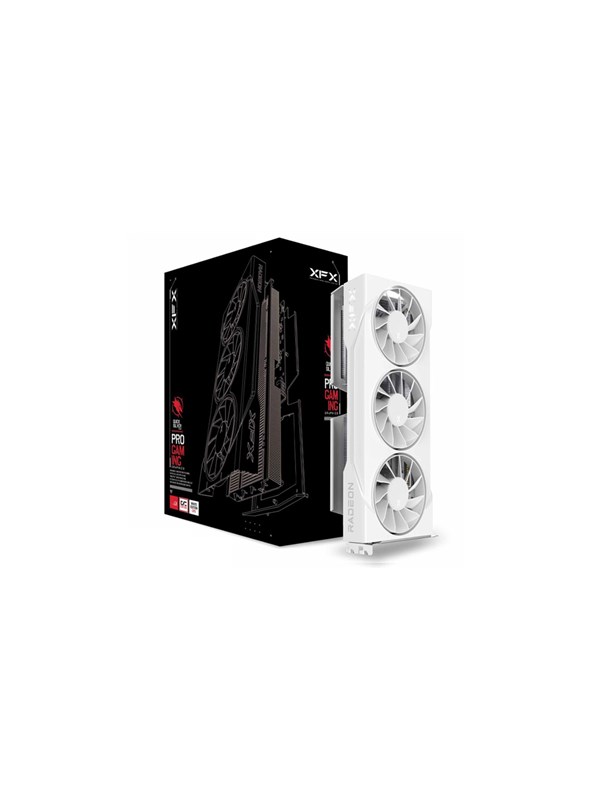 XFX Radeon RX 9060 XT Swift Triple Fan White - 16GB GDDR6 RAM - Grafikkort