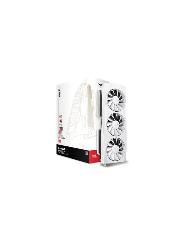 XFX Radeon RX 9070 XT Quicksilver White - 16GB GDDR6 RAM - Grafikkort