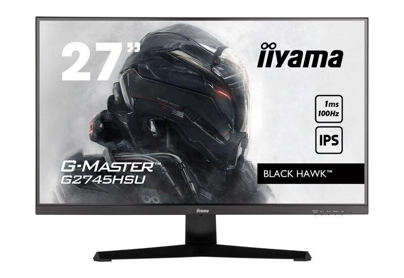 iiyama G-MASTER Black Hawk G2745HSU-B2 skærm - LED baglys - 27" - AMD Adaptive-Sync - IPS - 1ms - Full HD 1920x1080 ved 100Hz