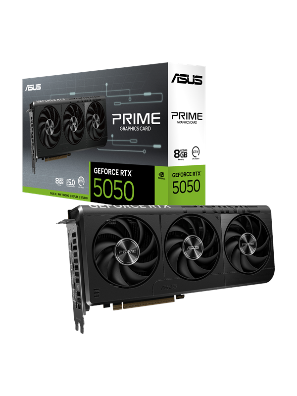 ASUS GeForce RTX 5050 Prime - 8GB GDDR6 RAM - Grafikkort