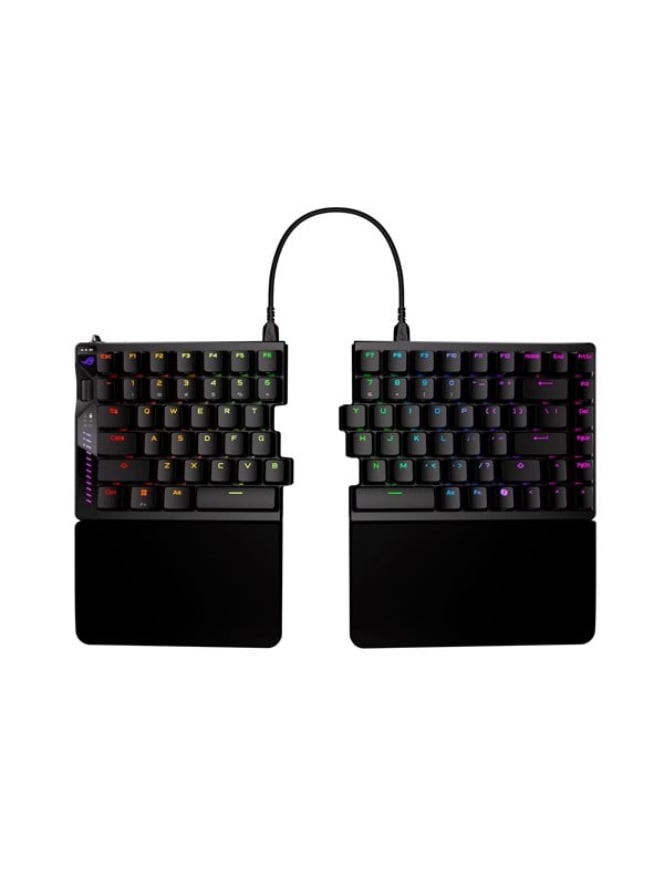 ASUS ROG Falcata - Gaming Tastatur - Uden Numpad - Nordisk - Sort