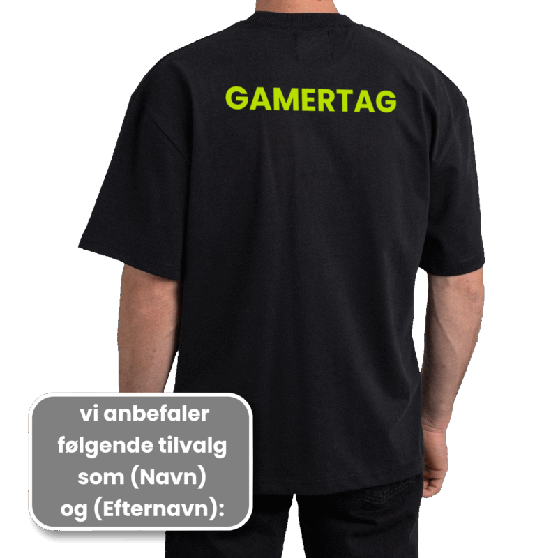 Arkaden Gamertag Tee | Sort / 4-6