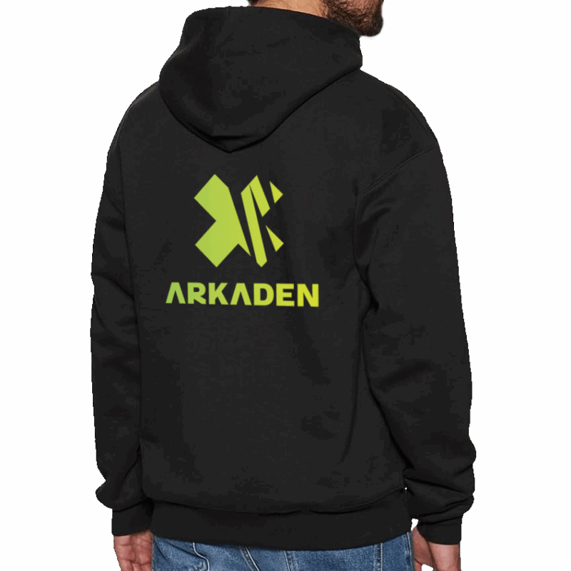 Arkaden Logo Hoodie | Sort / 4-6