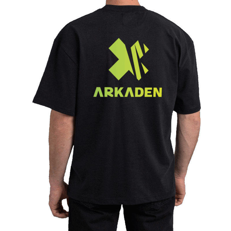 Arkaden Logo Tee | Sort / 4-6