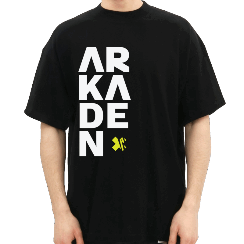 Arkaden Offset Tee | Sort / 4-6