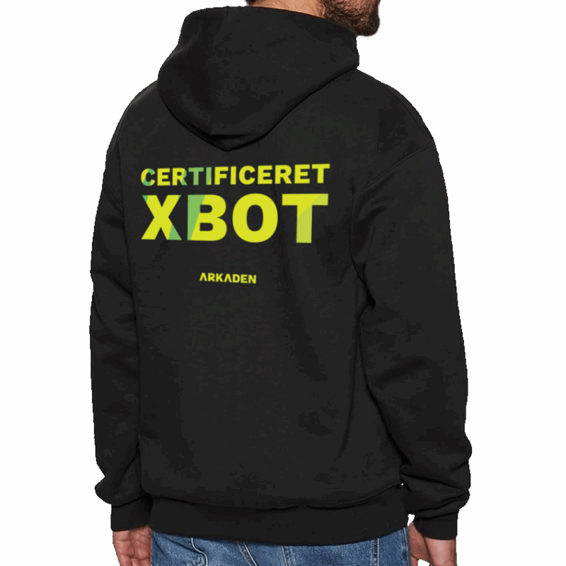 Arkaden XBOT Hoodie | Sort / 4-6