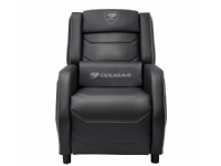 COUGAR Gaming Ranger S Black, Gaming lænestol, 160 kg, Polstret sæde, Polstret ryglæn, Universel, Sort