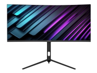 LC Power LC-M30UWFC - LED-skærm - gaming - kurvet - 30 (29.5 til at se) - 2560 x 1080 UWFHD @ 200 Hz - VA - 250 cd/m² - 3000:1 - 1 ms - 2xHDMI, 2xDisplayPort - sort