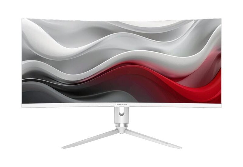 LC Power LC-M34-Q-C-PRO skærm - E-LED baggrundsbelysning - 34" - AMD FreeSync Premium - VA - 1ms,3ms - UWQHD 3440x1440 ved 165Hz