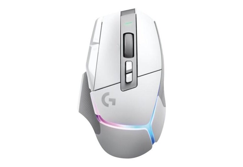 Logitech G G502 X PLUS - mus - 2.4 GHz - hvid