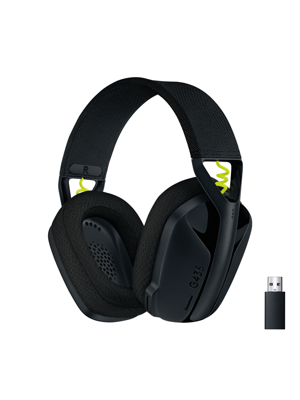 Logitech G435 LIGHTSPEED Wireless Gaming Headset - Black