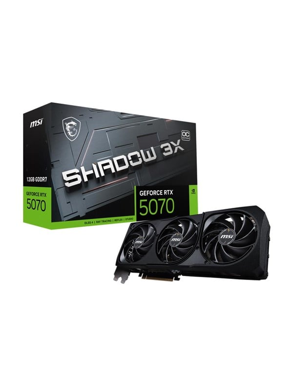 MSI GeForce RTX 5070 Shadow 3X OC - 12GB GDDR7 RAM - Grafikkort