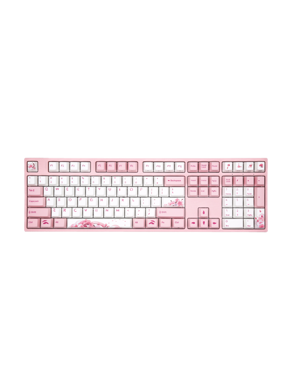 Varmilo APT109 Sakura R2 V3 100% - Gateron G Pro 3.0 Red - Gaming Tastatur - Nordisk - Pink