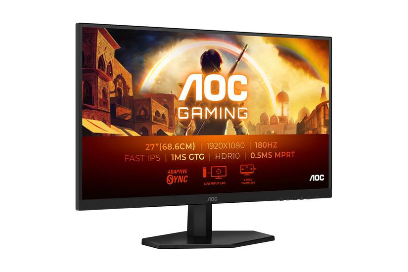 AOC Gaming 27G42E skærm - WLED - 27" - VESA Adaptive-Sync - Fast IPS - 1ms,0.5ms - Full HD 1920x1080 ved 180Hz