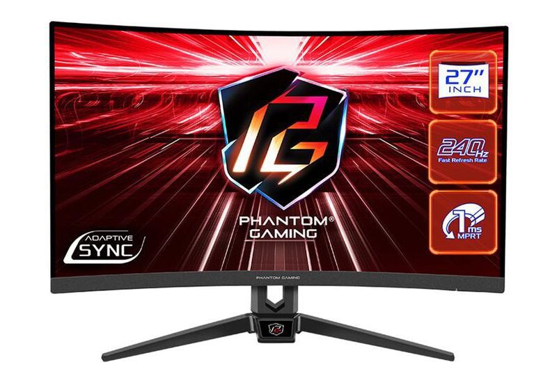 ASRock Phantom Gaming PG27F15RS1A skærm - LED baglys - 27" - VA - 1ms - Full HD 1920x1080 ved 240Hz