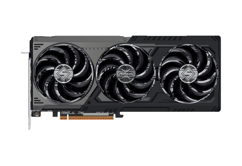 ASRock Steel Legend Radeon RX 9070 XT Dark 16GB Grafikkort - 16GB GDDR6 - AMD Radeon RX 9070 XT - PCI Express 5.0 x16