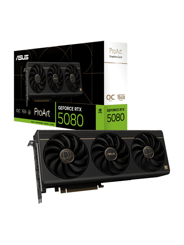ASUS GeForce RTX 5080 ProArt OC - 16GB GDDR7 RAM - Grafikkort