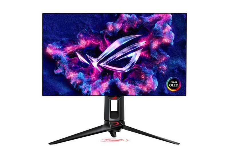 ASUS ROG Swift OLED PG27AQDP skærm - 27" - AMD FreeSync Premium Pro, NVIDIA G-SYNC Compatible - 0,03ms - QHD 2560x1440 ved 480Hz