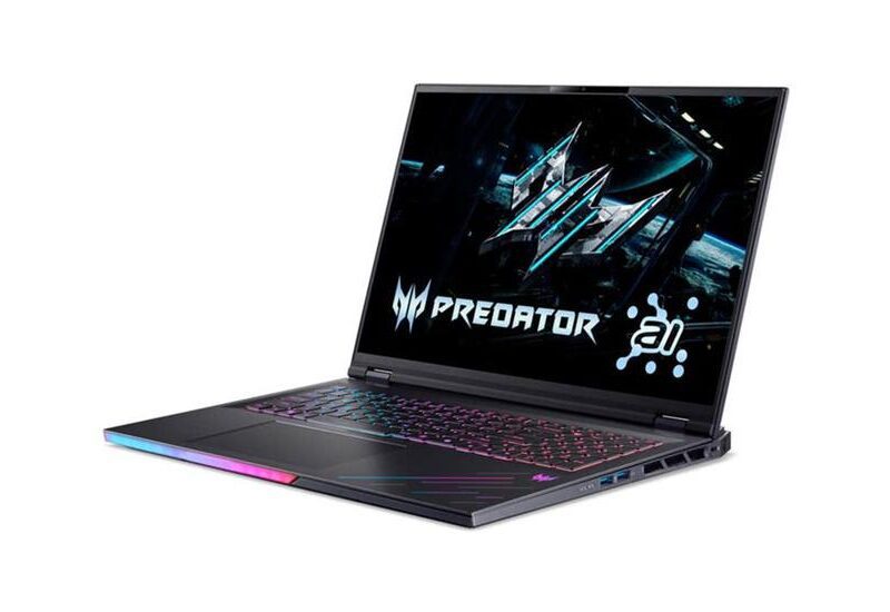 Acer Predator Helios 18 AI PH18-73 Bærbar PC - Intel Core Ultra 9 (Serie 2) 275HX / 2.7 GHz - 32 GB DDR5 - 1.024 TB SSD M.2 2280 - SK Hynix + 1.024 TB SSD - 18"