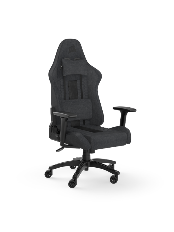 Corsair TC100 Relaxed Fabric Gamer Stol - Grå - Stof - Op til 120 kg