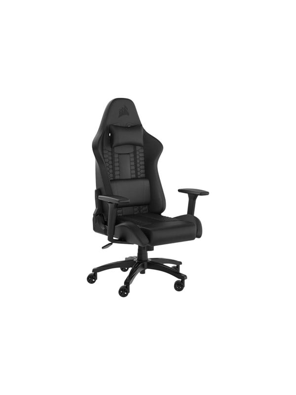 Corsair TC100 Relaxed Gamer Stol - Sort - Blødt kunstlæder' - Op til 120 kg