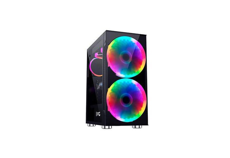 Føniks Leviathan I Færdigsamlet Gamer Computer - AMD Ryzen 7 5700X - 16GB DDR4 - GeForce RTX 5060 8GB - 1TB SSD M.2 - Windows 11 installeret og køreklar