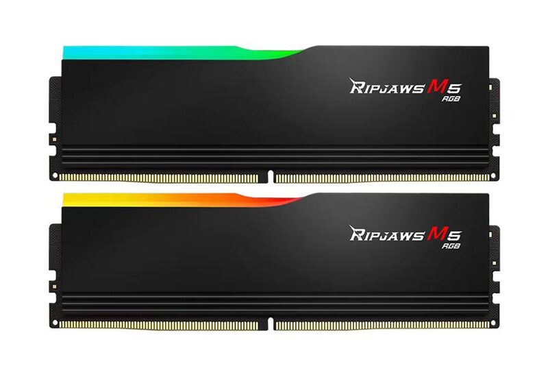 G.Skill Ripjaws M5 RGB - 32GB:2x16GB - DDR5 RAM - 5200MT/s - DIMM 288-PIN - Ikke-ECC - CL40
