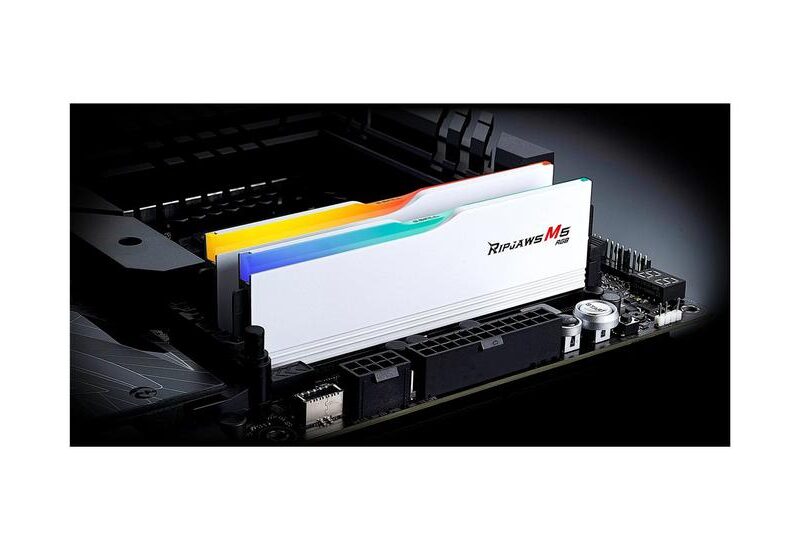 G.Skill Ripjaws M5 RGB F5-5600J4040D48GX2-RM5RW - 96GB:2x48GB - DDR5 RAM - 2800MT/s - DIMM 288-PIN - On-die ECC - CL40