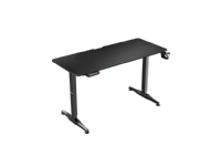 Huzaro Hero 8.5 Gaming Desk, motoriseret, højdejusterbar 740-1190mm, sort +DOVANA Huzaro kit (slagtøj og tilbehør)