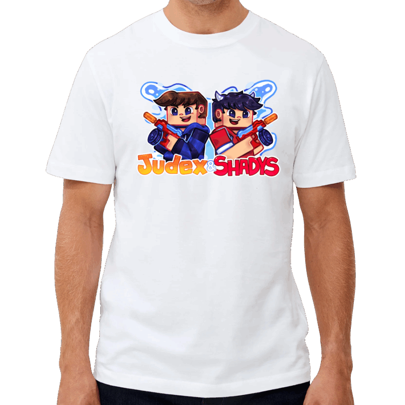 Judex x Shadys Vandpistol Tee - Hvid | 4-6