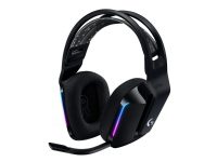 Logitech G G733 LIGHTSPEED Wireless RGB Gaming Headset - Headset - fuld størrelse - 2,4 GHz - trådløs - sort
